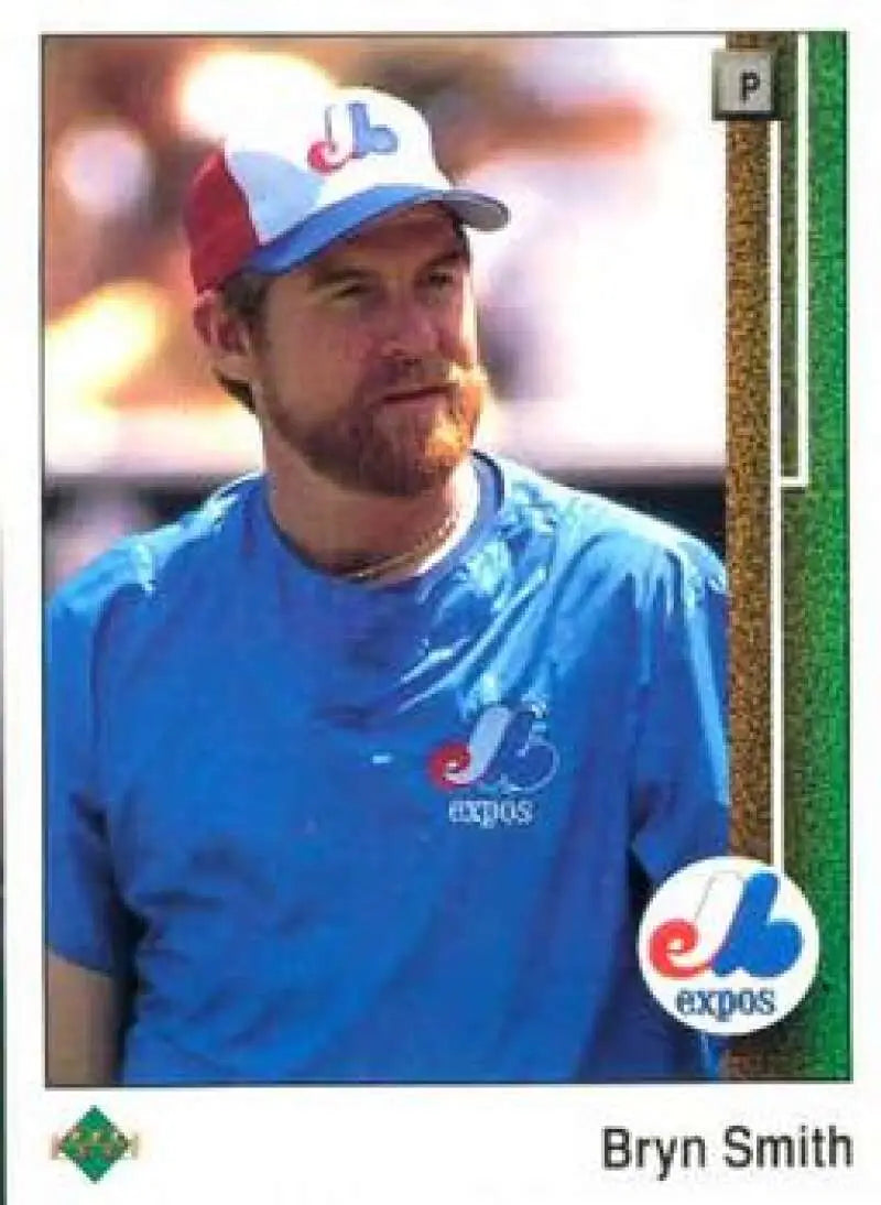 1989 Upper Deck #78 Bryn Smith NM-MT Montreal Expos Baseball Card - Baseball Card Single