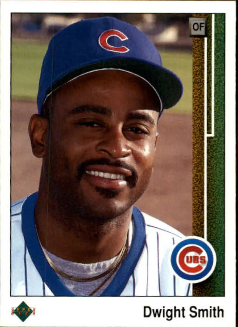 1989 Upper Deck #780 Dwight Smith NM-MT RC Rookie Chicago Cubs Baseball Card - Baseball Card Single