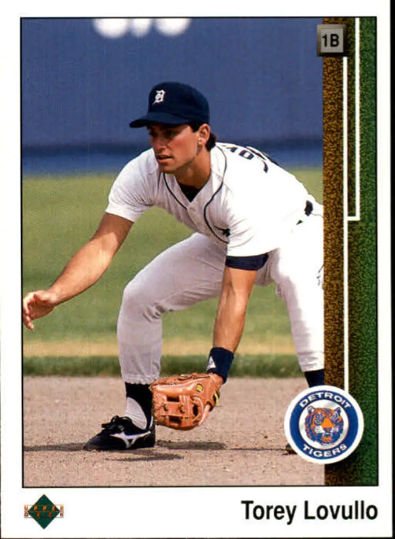1989 Upper Deck #782 Torey Lovullo NM-MT RC Rookie Detroit Tigers Baseball Card - Baseball Card Single