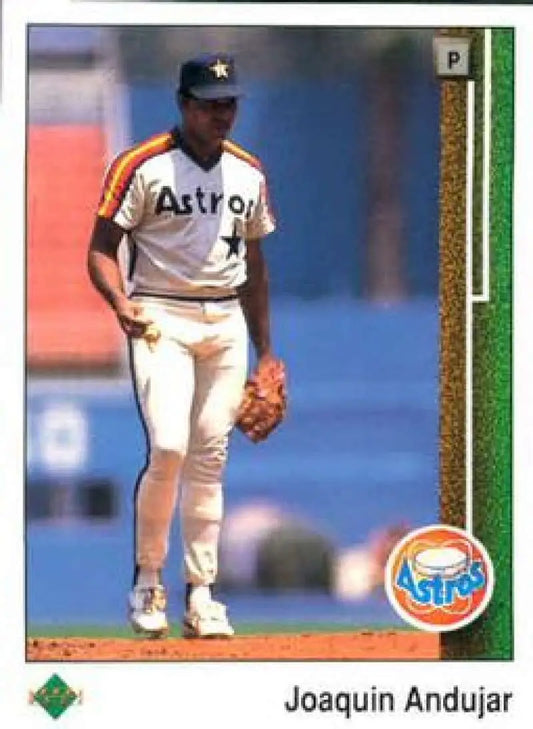 1989 Upper Deck #79 Joaquin Andujar NM-MT Houston Astros Baseball Card - Baseball Card Single