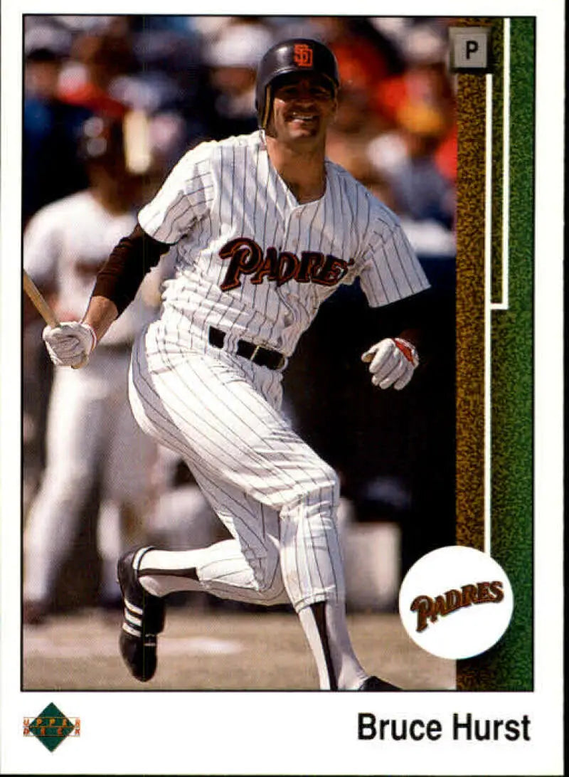 1989 Upper Deck #792 Bruce Hurst NM-MT San Diego Padres Baseball Card - Baseball Card Single