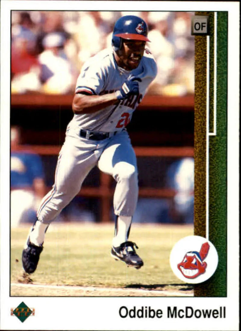 1989 Upper Deck #796 Oddibe McDowell NM-MT Cleveland Indians Baseball Card - Baseball Card Single