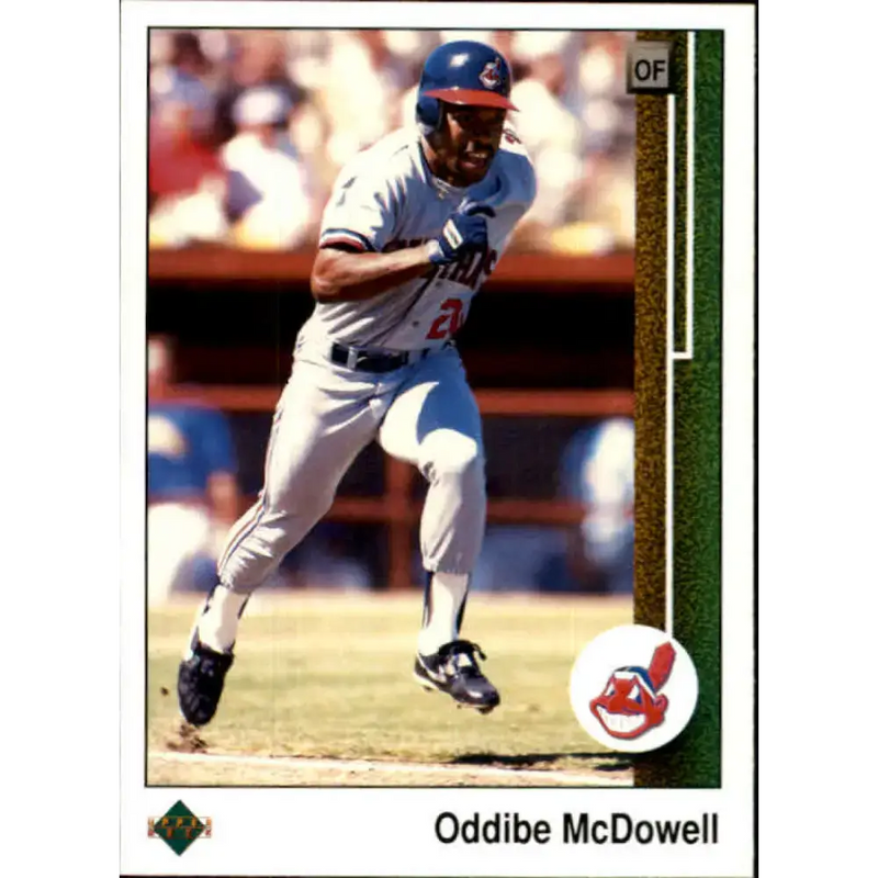 1989 Upper Deck #796 Oddibe McDowell NM-MT Cleveland Indians Baseball Card - Baseball Card Single