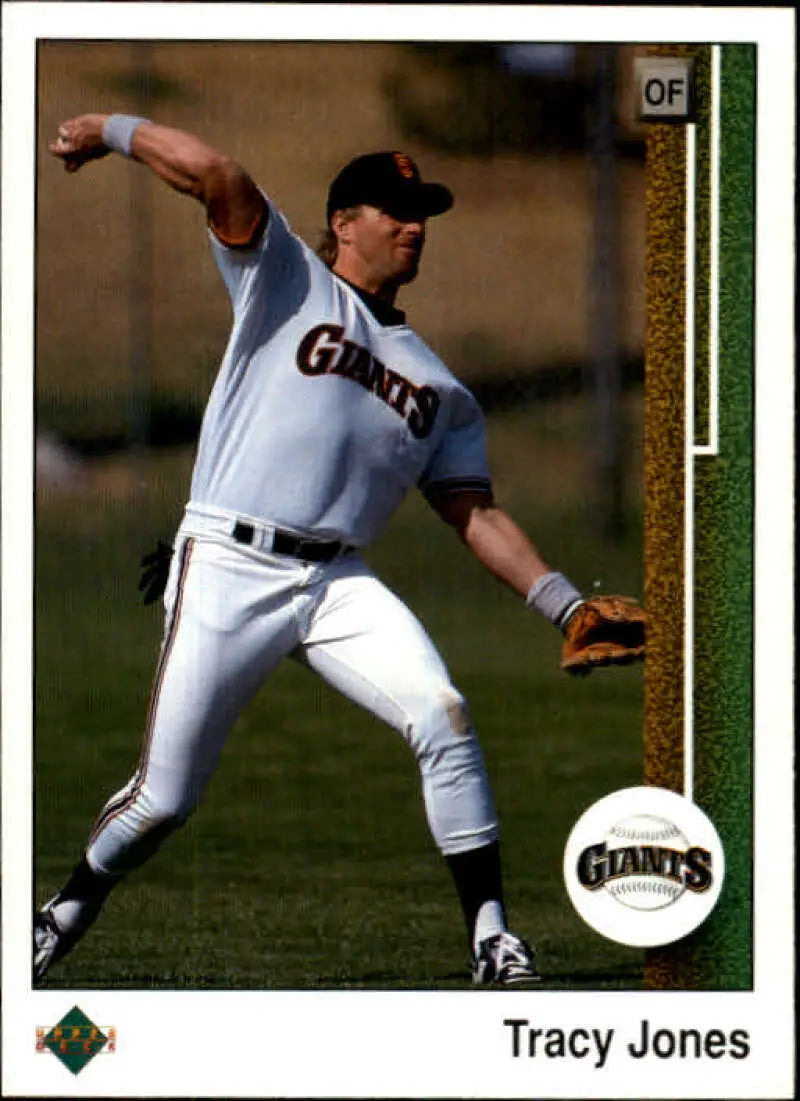 1989 Upper Deck #798 Tracy Jones NM-MT San Francisco Giants Baseball Card - Baseball Card Single