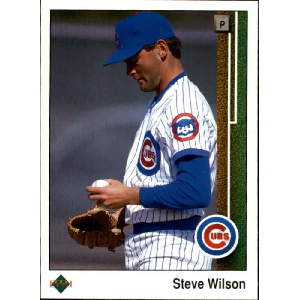 1989 Upper Deck #799 Steve Wilson NM-MT Chicago Cubs Baseball Card - Baseball Card Single