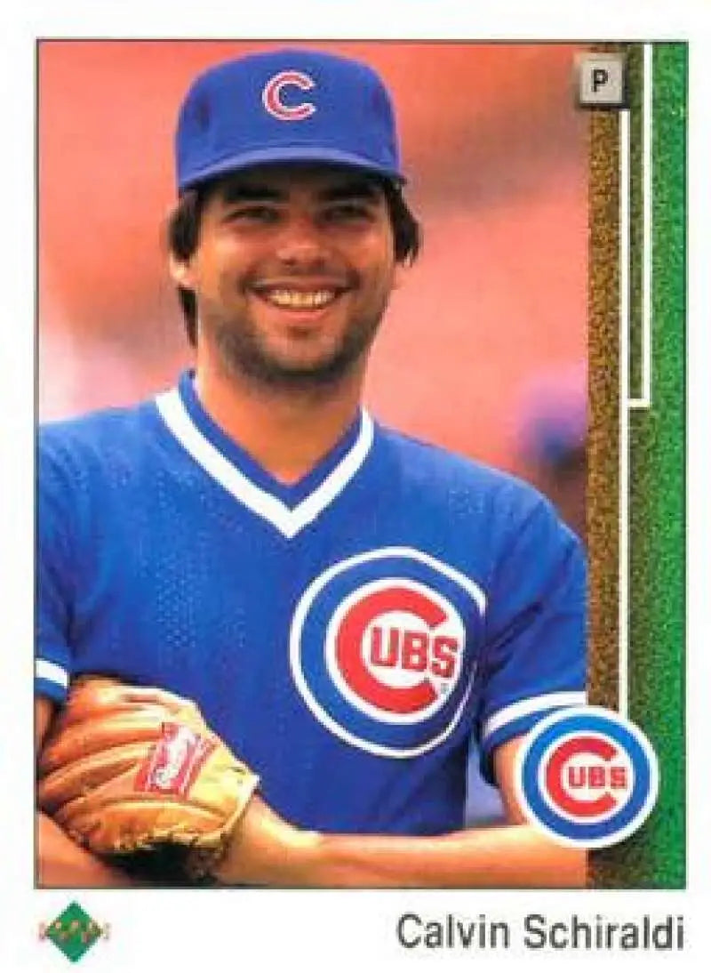 1989 Upper Deck #82 Calvin Schiraldi NM-MT Chicago Cubs Baseball Card - Baseball Card Single