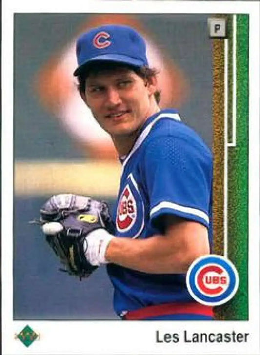 1989 Upper Deck #84 Les Lancaster NM-MT Chicago Cubs Baseball Card - Baseball Card Single
