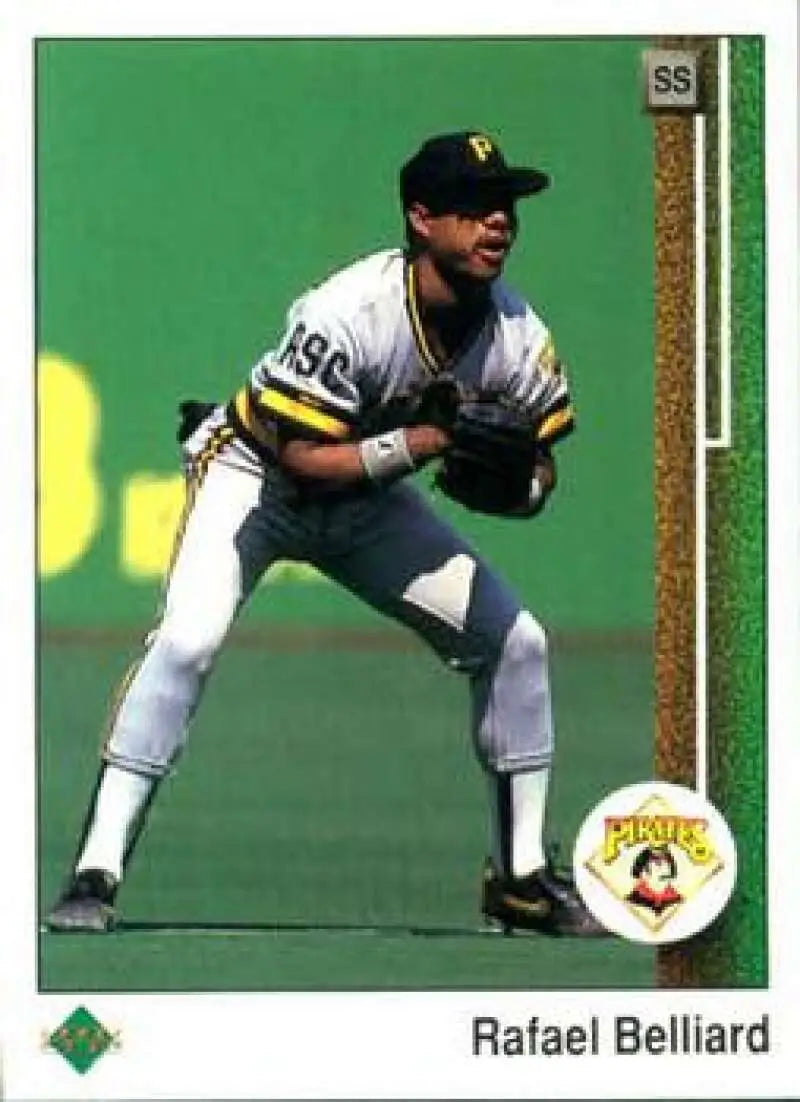 1989 Upper Deck #90 Rafael Belliard NM-MT Pittsburgh Pirates Baseball Card - Baseball Card Single