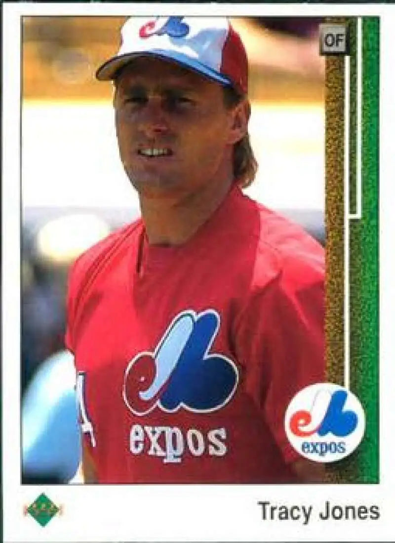 1989 Upper Deck #96 Tracy Jones NM-MT Montreal Expos Baseball Card - Baseball Card Single