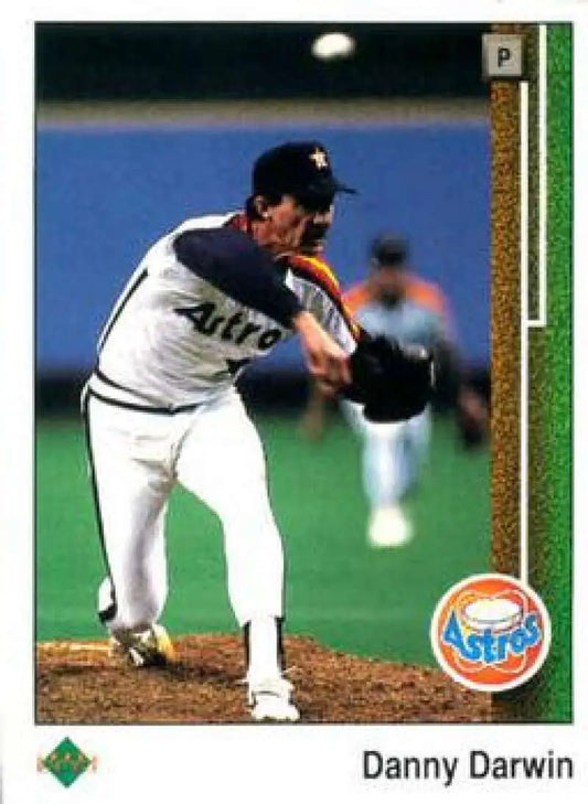 1989 Upper Deck #97 Danny Darwin NM-MT Houston Astros Baseball Card - Baseball Card Single