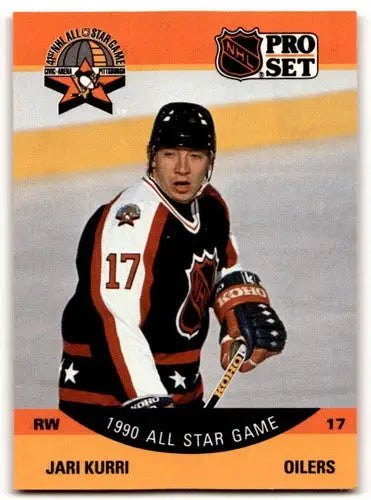 1990-91 #348A Pro Set Jari Kurri ERR NM-MT ID:43190 - Hockey Card Single