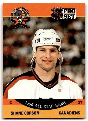 1990-91 #369A Pro Set Shane Corson ERR NM-MT ID:43211 - Hockey Card Single