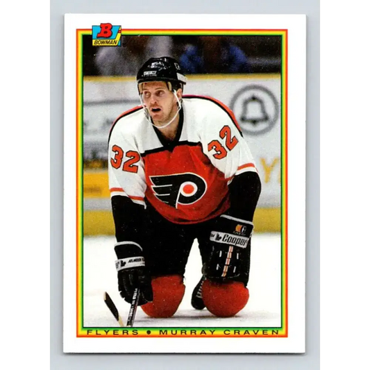 1990-91 Bowman #109 Murray Craven NM-MT Philadelphia Flyers Hockey Card - Hockey Card Single