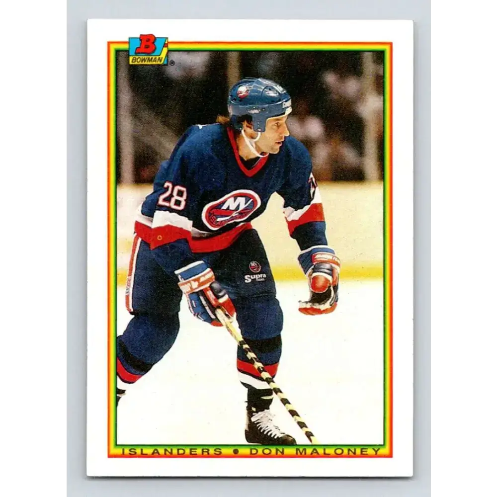 1990-91 Bowman #117 Don Maloney NM-MT New York Islanders Hockey Card - Hockey Card Single