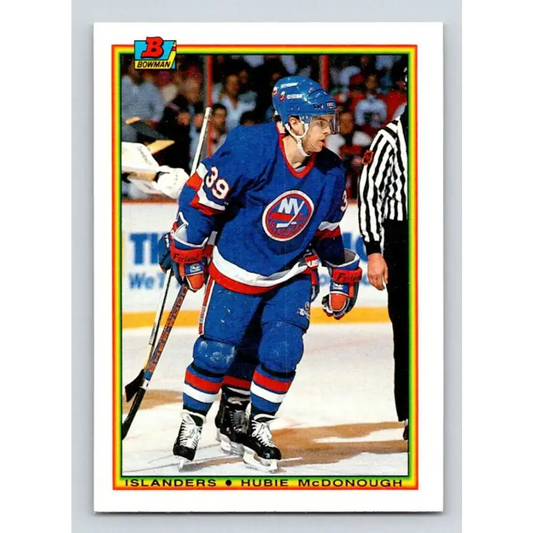 1990-91 Bowman #120 Hubie McDonough NM-MT New York Islanders Hockey Card