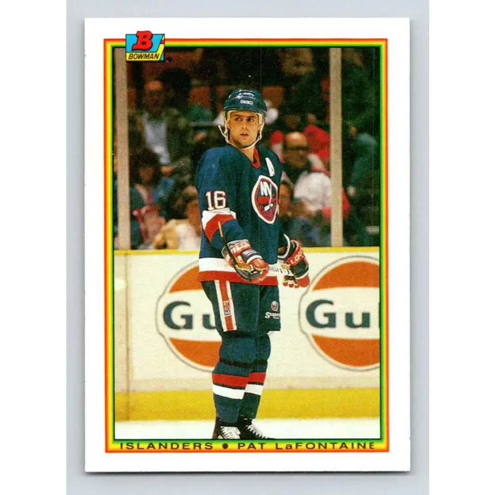 1990-91 Bowman #123 Pat LaFontaine NM-MT New York Islanders Hockey Card - Hockey Card Single
