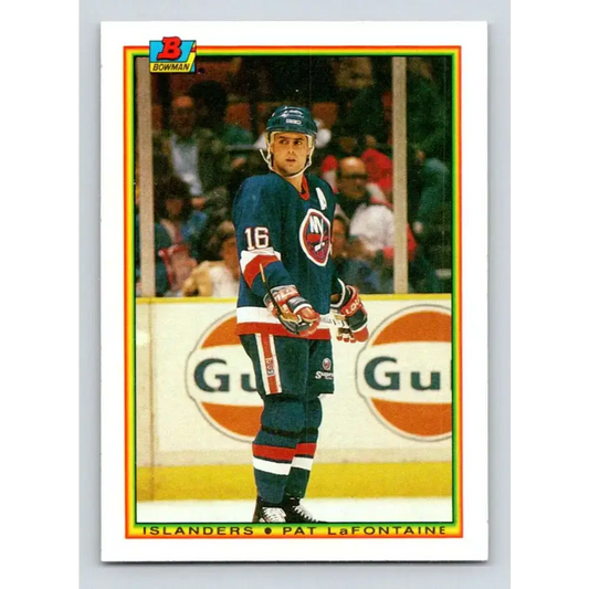 1990-91 Bowman #123 Pat LaFontaine NM-MT New York Islanders Hockey Card