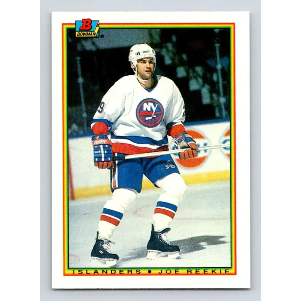 1990-91 Bowman #125 Joe Reekie NM-MT New York Islanders Hockey Card - Hockey Card Single