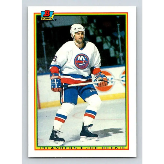 1990-91 Bowman #125 Joe Reekie NM-MT New York Islanders Hockey Card