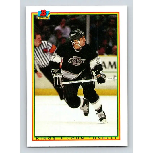 1990-91 Bowman #148 John Tonelli NM-MT Los Angeles Kings Hockey Card