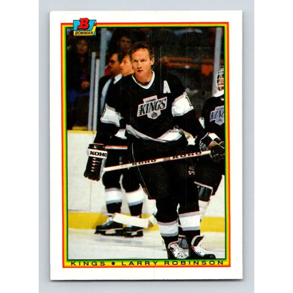 1990-91 Bowman #150 Larry Robinson NM-MT Los Angeles Kings Hockey Card