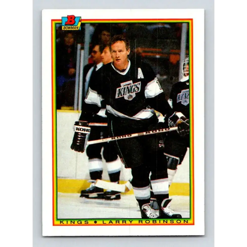 1990-91 Bowman #150 Larry Robinson NM-MT Los Angeles Kings Hockey Card