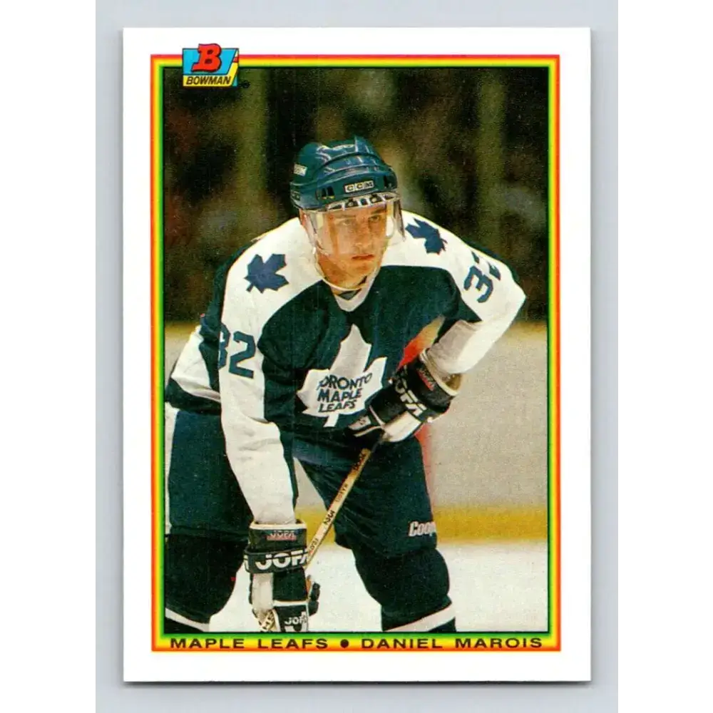 1990-91 Bowman #160 Daniel Marois NM-MT Toronto Maple Leafs Hockey Card - Hockey Card Single