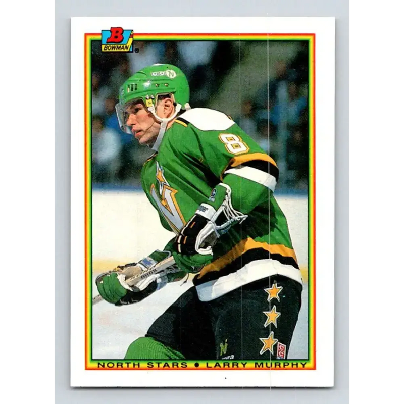 1990-91 Bowman #177 Larry Murphy NM-MT Minnesota North Stars Hockey Card - Hockey Card Single