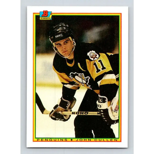 1990-91 Bowman #210 John Cullen NM-MT Pittsburgh Penguins Hockey Card