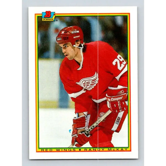 1990-91 Bowman #227 Randy McKay NM-MT Detroit Red Wings Hockey Card