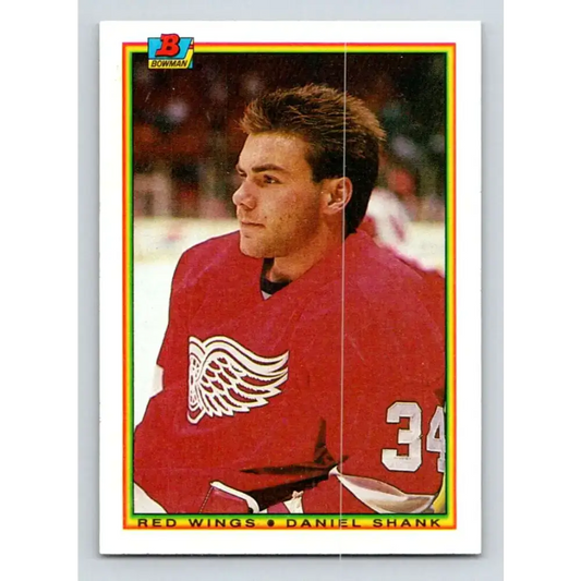1990-91 Bowman #235 Daniel Shank NM-MT Detroit Red Wings Hockey Card