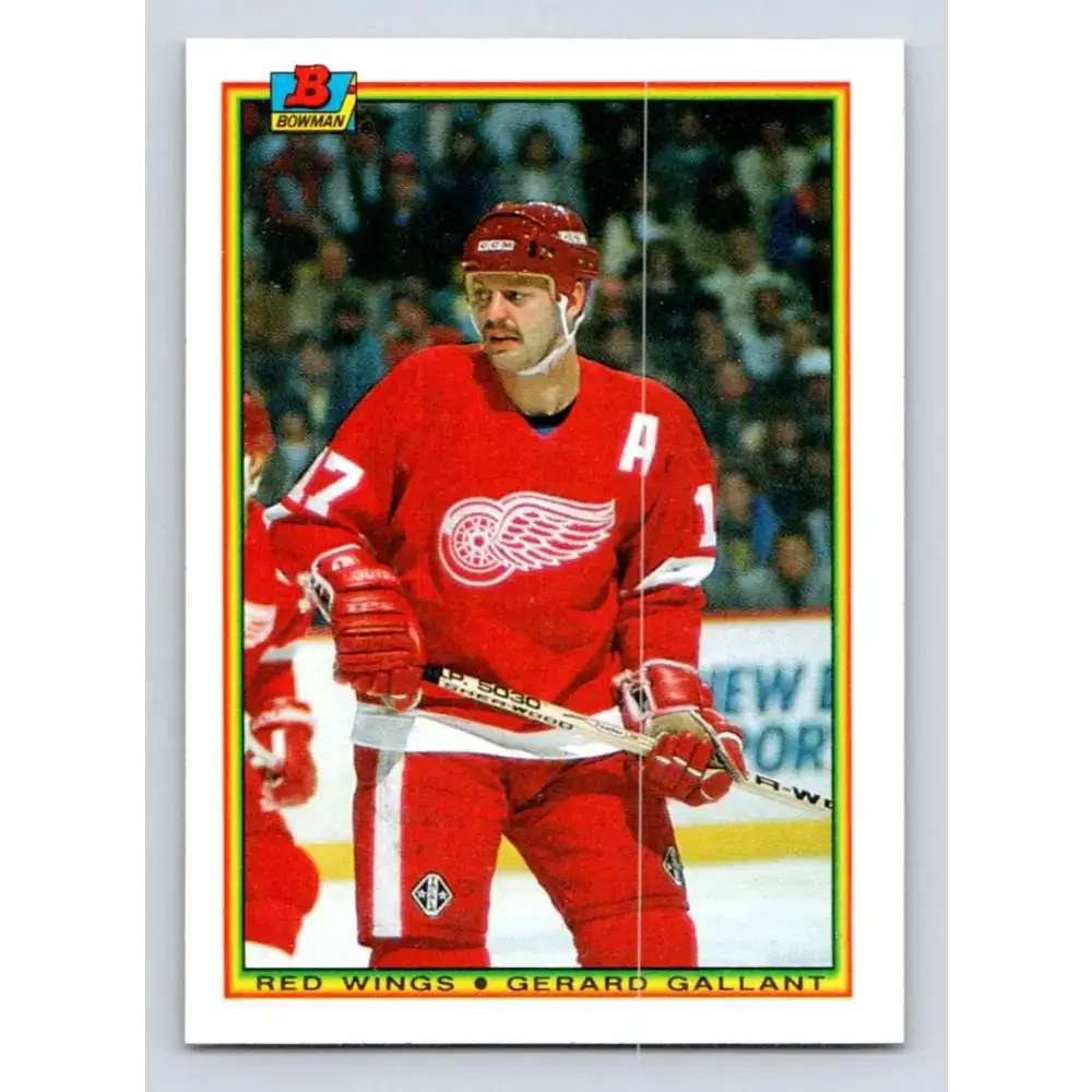 1990-91 Bowman #237 Gerard Gallant NM-MT Detroit Red Wings Hockey Card
