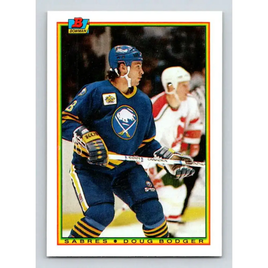 1990-91 Bowman #245 Doug Bodger NM-MT Buffalo Sabres Hockey Card