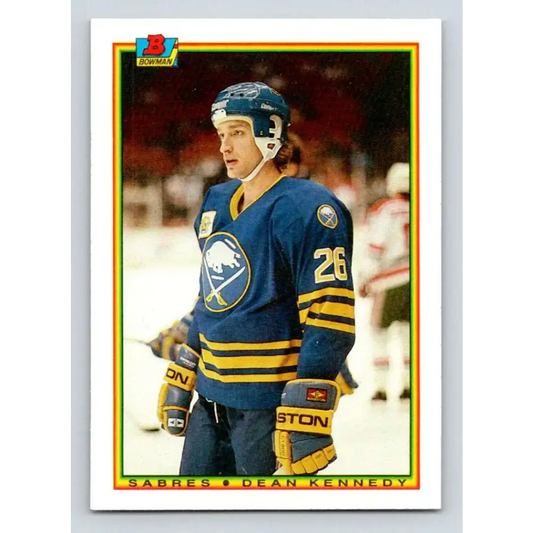 1990-91 Bowman #248 Dean Kennedy NM-MT Buffalo Sabres Hockey Card