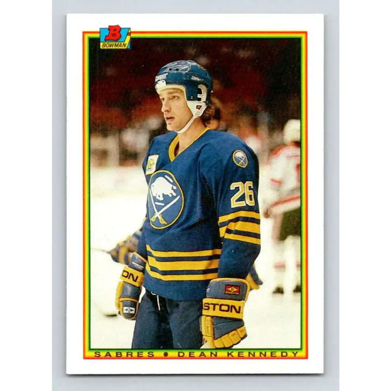 1990-91 Bowman #248 Dean Kennedy NM-MT Buffalo Sabres Hockey Card - Hockey Card Single