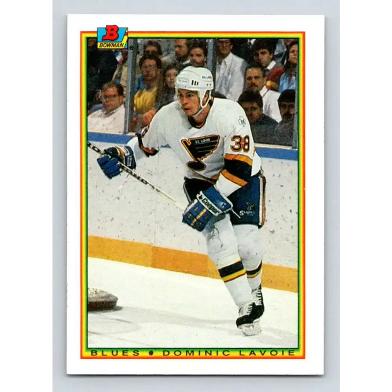 1990-91 Bowman #26 Dominic Lavoie NM-MT St. Louis Blues Hockey Card - Hockey Card Single