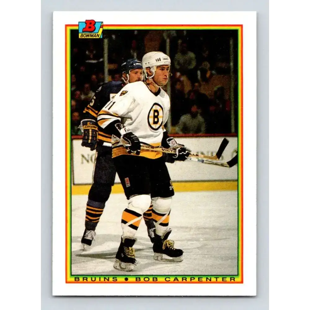 1990-91 Bowman #30 Bob Carpenter NM-MT Calgary Flames Hockey Card - Hockey Card Single