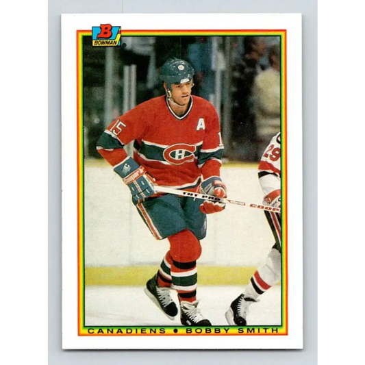 1990-91 Bowman #51 Bobby Smith NM-MT Montreal Canadiens Hockey Card - Hockey Card Single