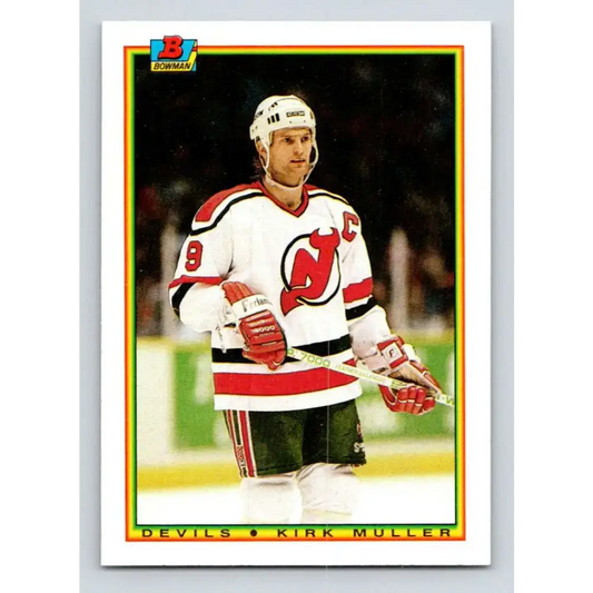 1990-91 Bowman #82 Kirk Muller NM-MT New Jersey Devils Hockey Card
