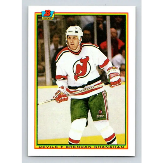 1990-91 Bowman #85 Brendan Shanahan NM-MT New Jersey Devils Hockey Card