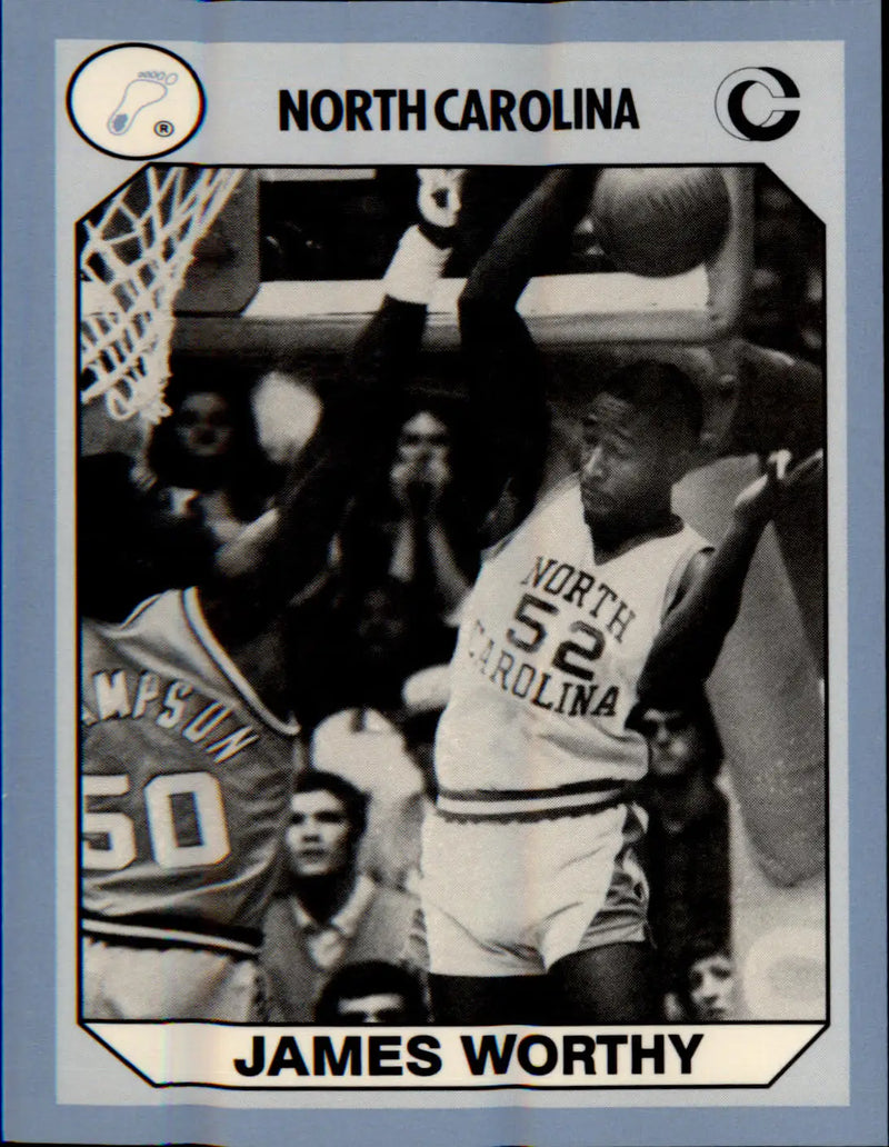 1990-91 Collegiate Collection North Carolina Tar Heels #152 James Worthy - Basketball Card Single