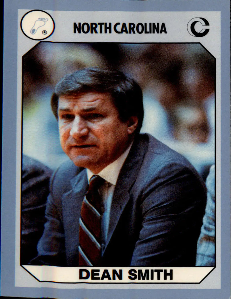 1990-91 Collegiate Collection North Carolina Tar Heels #27 Dean Smith - Basketball Card Single