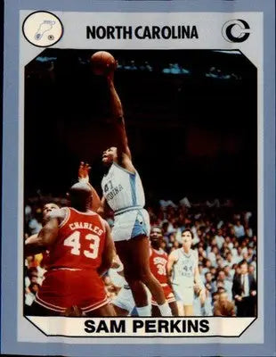 1990-91 Collegiate Collection North Carolina Tar Heels #54 Sam Perkins - Basketball Card Single
