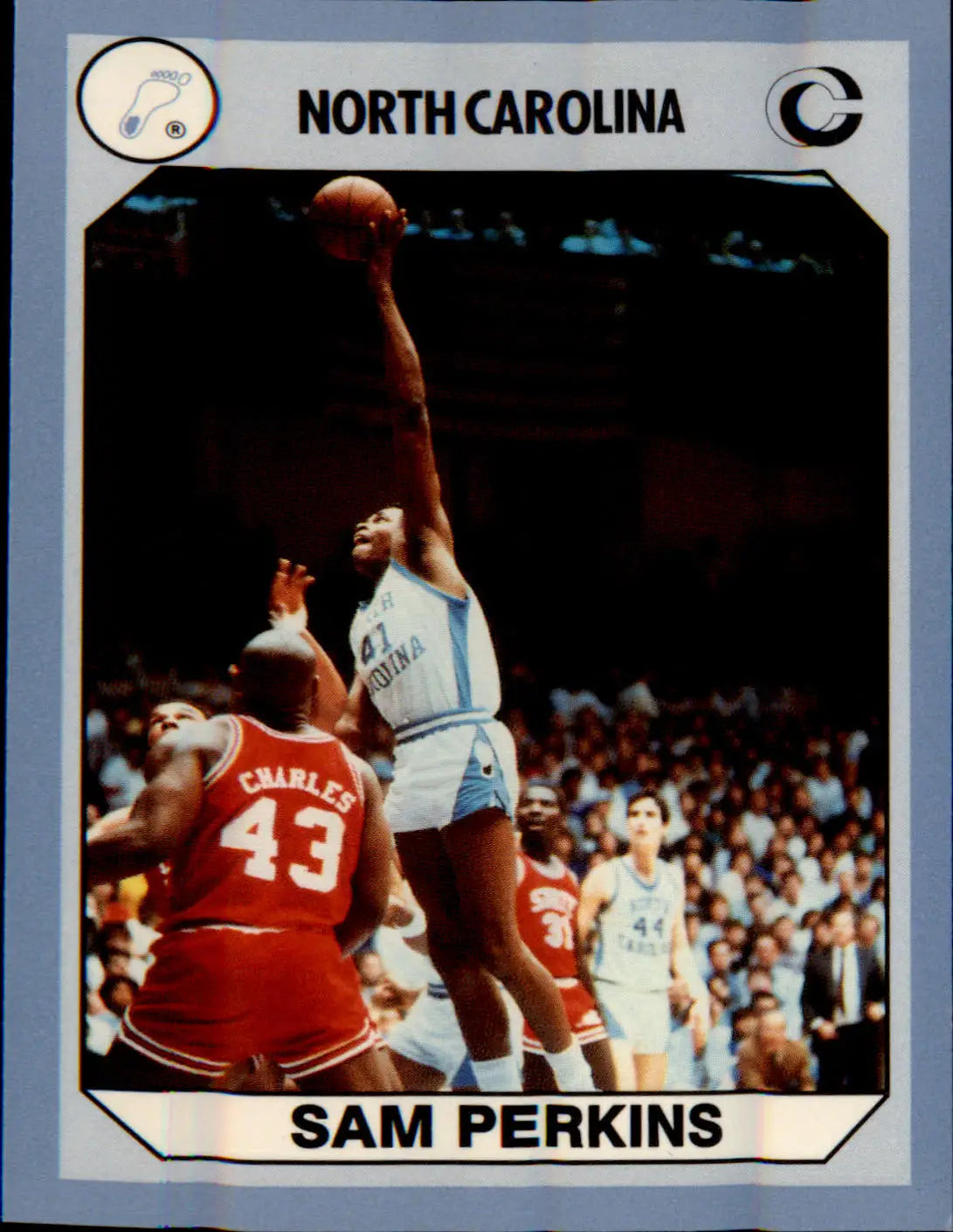 1990-91 Collegiate Collection North Carolina Tar Heels #54 Sam Perkins - Basketball Card Single