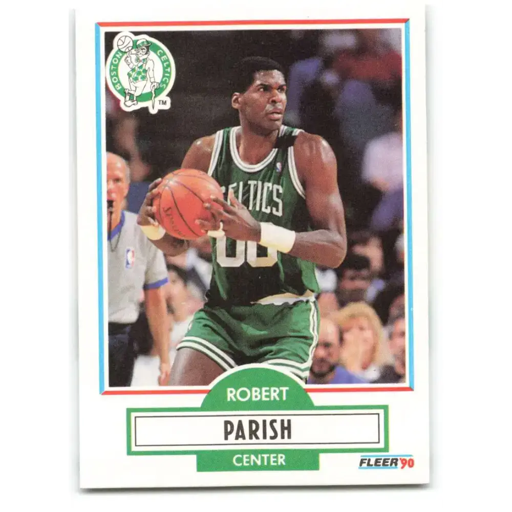 1990-91 Fleer #13 Robert Parish EX Excellent Boston Celtics Basketball Card - Basketball Card Single
