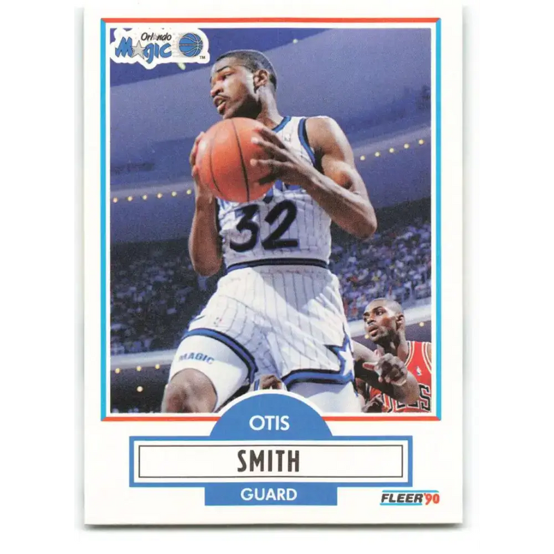 1990-91 Fleer #135 Otis Smith EX Excellent Orlando Magic Basketball Card - Basketball Card Single