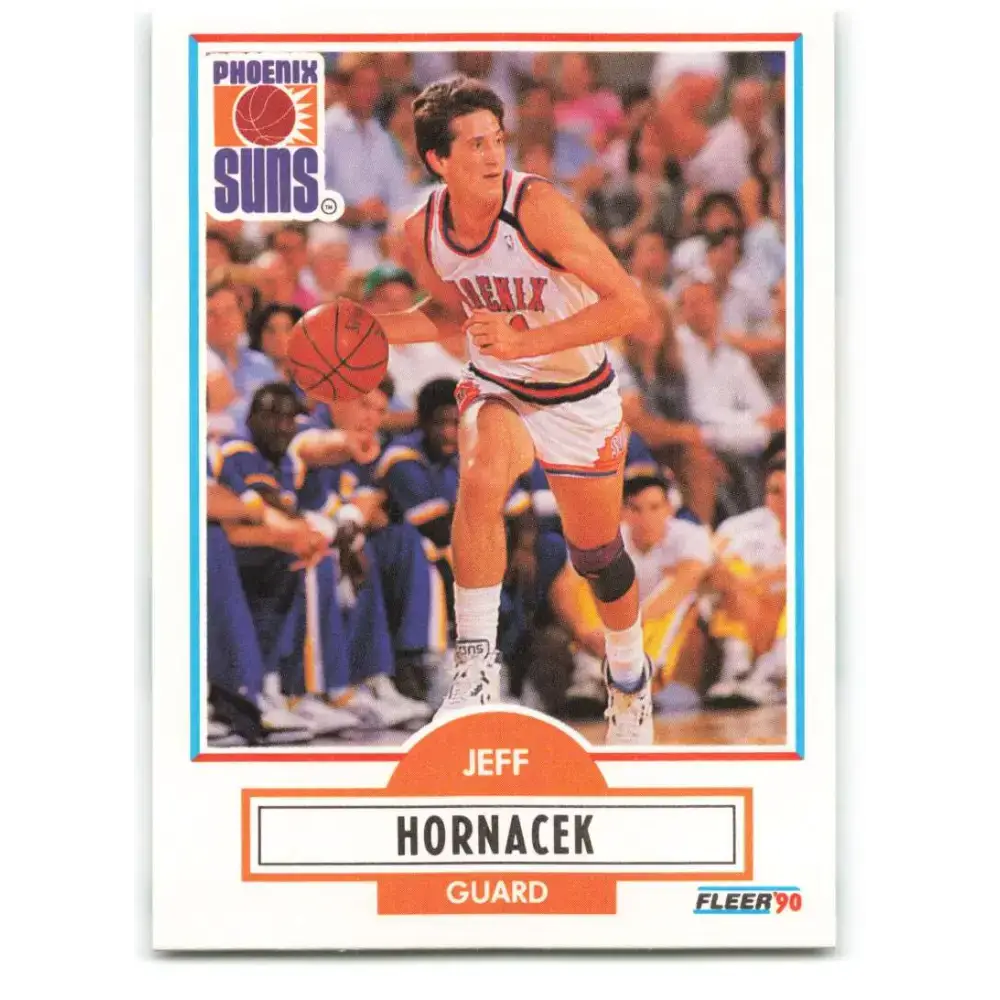 1990-91 Fleer #147 Jeff Hornacek EX Excellent Phoenix Suns Basketball Card - Basketball Card Single