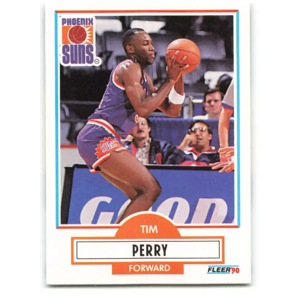 1990-91 Fleer #151 Tim Perry EX Excellent Phoenix Suns Basketball Card - Basketball Card Single