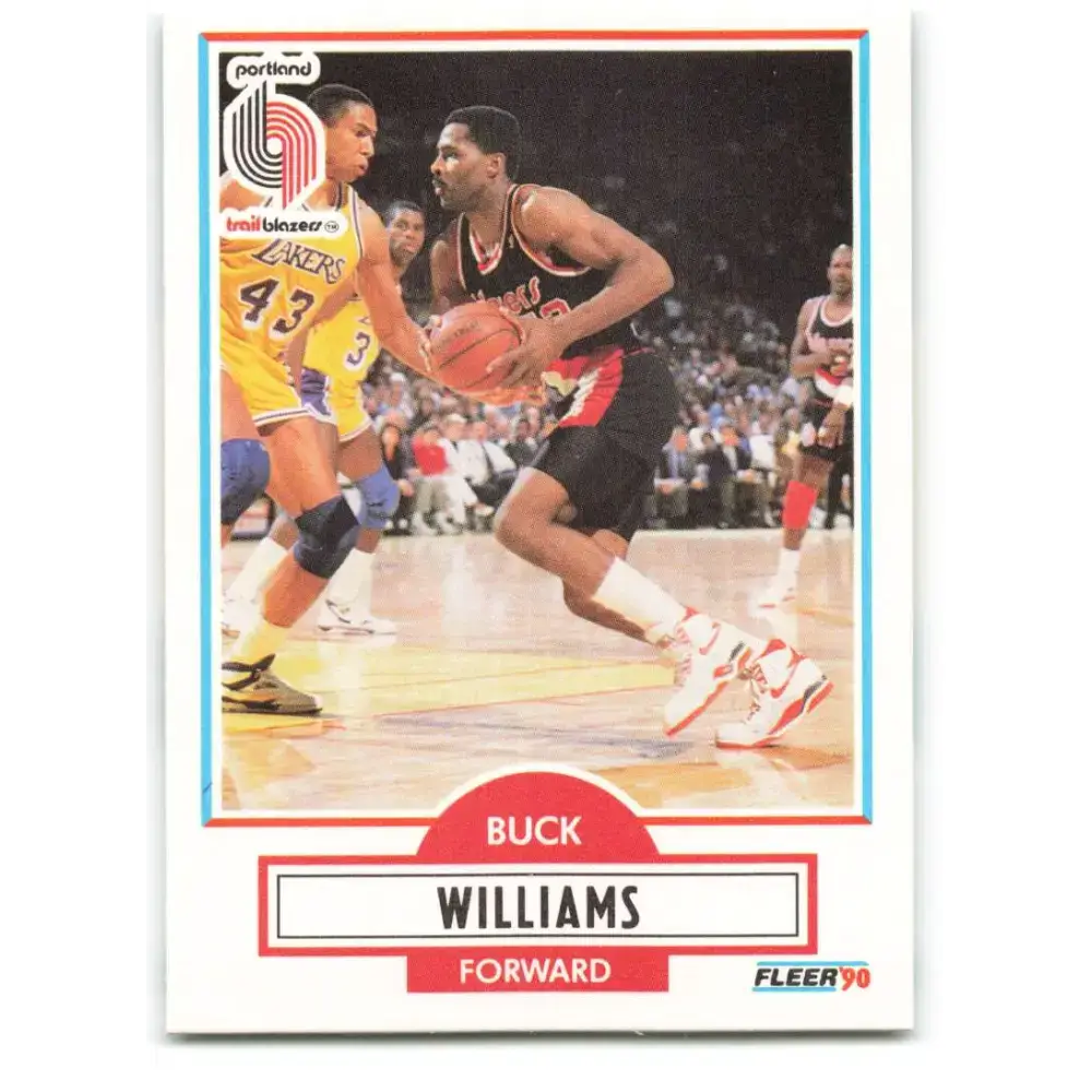 1990-91 Fleer #160 Buck Williams EX Excellent Portland Trail Blazers Basketball Card - Basketball Card Single