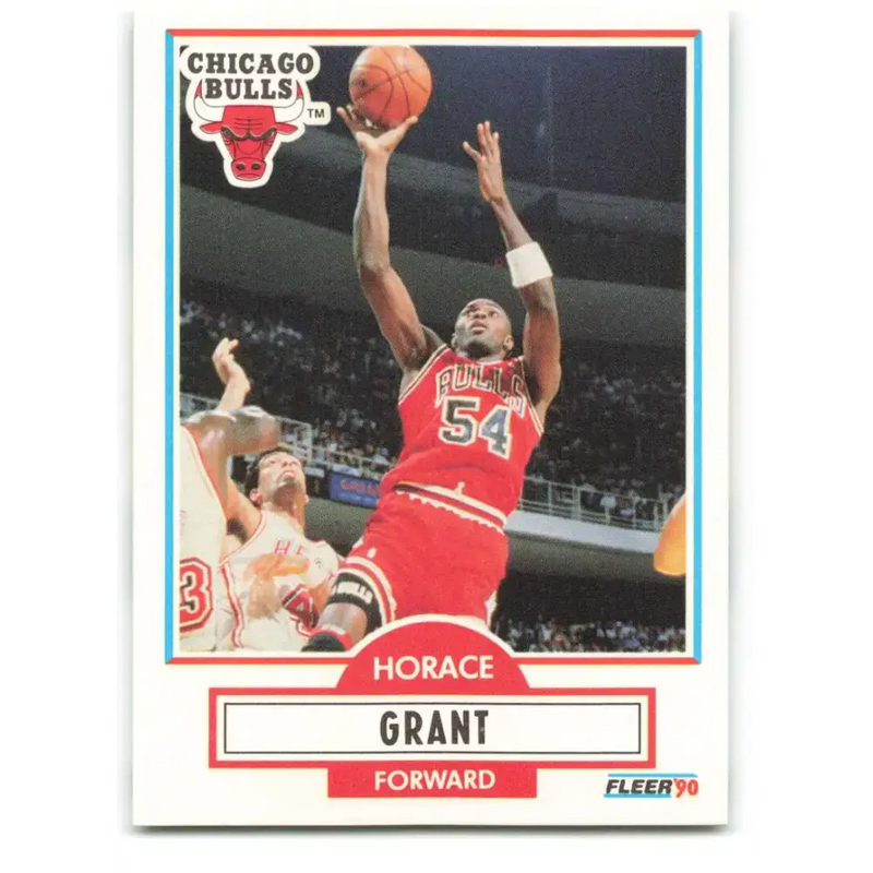 1990-91 Fleer #24 Horace Grant EX Excellent Chicago Bulls Basketball Card - Basketball Card Single
